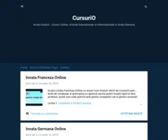 Cursurio.com(Invata Gratuit Limba Germana) Screenshot