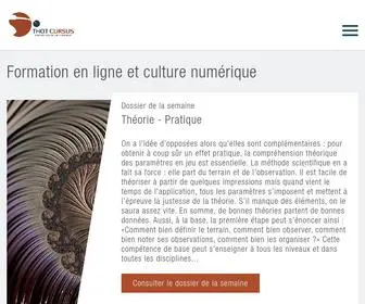 Cursus.edu(Formation et culture numérique) Screenshot