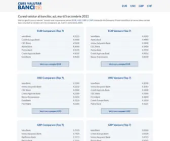 Cursvalutarbanci.ro(Curs Valutar Banci) Screenshot