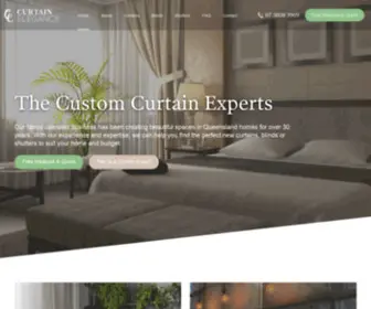 Curtainelegance.com.au(Curtains and Blinds Brisbane) Screenshot