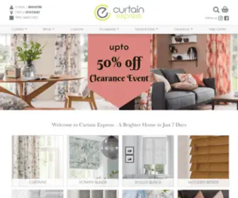 Curtainexpress.co.uk(Curtain Express) Screenshot