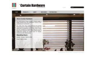 Curtainhardware.com.au(Wholesale Curtain Hardware & Tracking) Screenshot