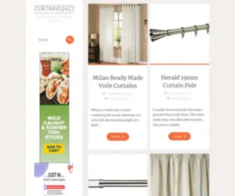 Curtains24.co.uk(Window Curtains & Blinds Gallery) Screenshot