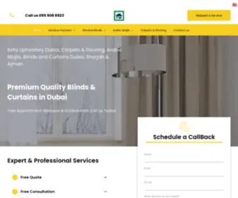 Curtainsdubai.io(Buy High Quality Curtains in Dubai) Screenshot