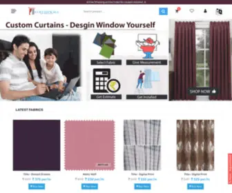 Curtainwala.com(Design Window Yourself) Screenshot