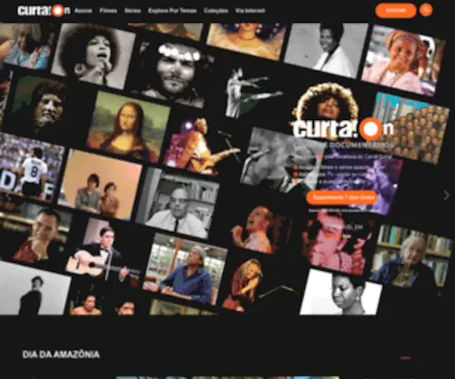 Curtaon.com.br(Seu clube de documentários) Screenshot