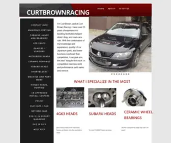 Curtbrownracing.com(Curt Brown Racing) Screenshot