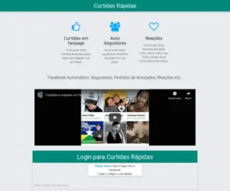 Curtidasrapidas.com(Conta Desativada) Screenshot