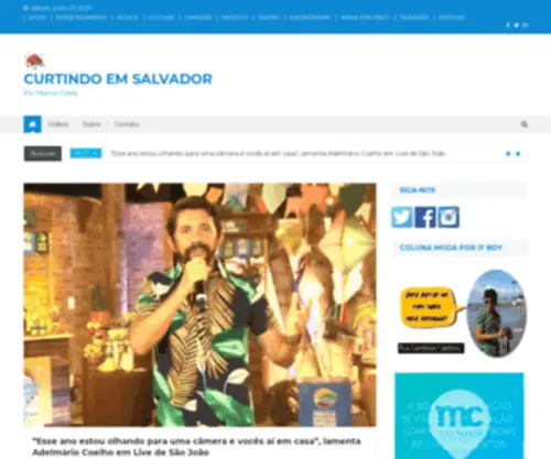 Curtindoemsalvador.com.br(Curtindoemsalvador) Screenshot