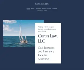 Curtinlawfirm.com(Curtin Law) Screenshot