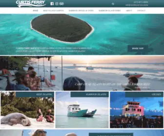 Curtisferryservices.com.au(Curtis Ferry Services Daily Gladstone Harbour Islands Ferry Services) Screenshot