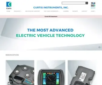 Curtisinstruments.com(Curtis Instruments) Screenshot