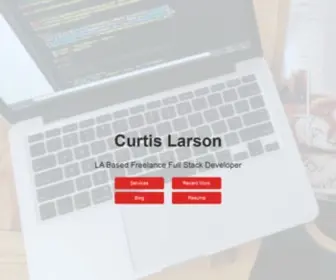 Curtismlarson.com(Los Angeles (LA)) Screenshot