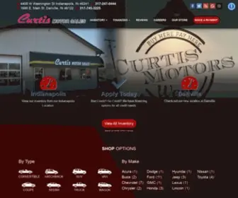 Curtismotorsales.com(Used Cars Indianapolis IN) Screenshot