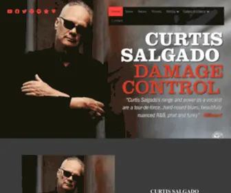 Curtissalgado.com(Blues Musician) Screenshot