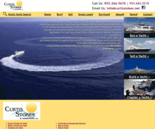 Curtisstokes.com(Yachts for Sale) Screenshot