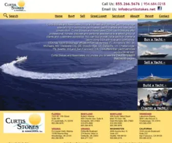Curtisstokes.net(Yachts for Sale) Screenshot