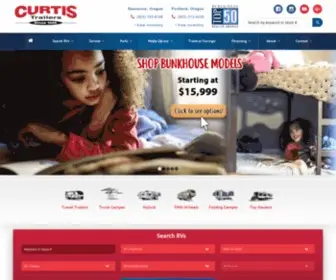 Curtistrailers.com(Curtis Trailers) Screenshot