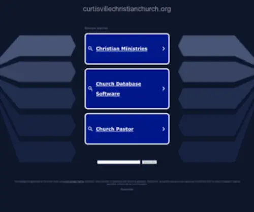 Curtisvillechristianchurch.org(Curtisvillechristianchurch) Screenshot