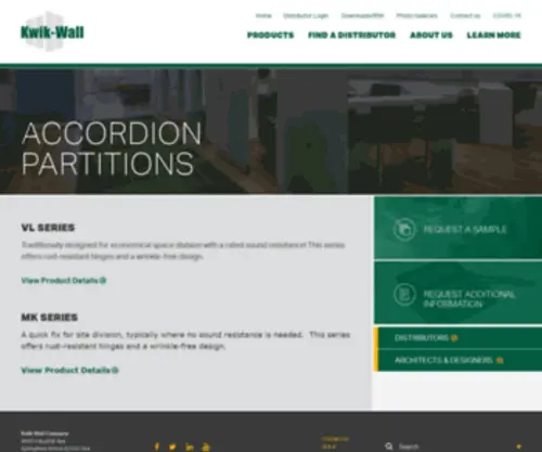 Curtition.com(Accordion Doors) Screenshot