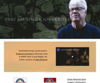 Curtjoamusic.com(Curt Joa) Screenshot