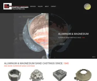 Curto.com(Magnesium & Aluminum Sand Casting Foundry) Screenshot