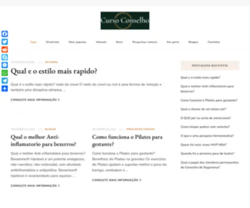 Curtoconselho.com.pt(Curtoconselho) Screenshot