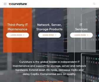 Curvature.com(Curvature IT hardware) Screenshot