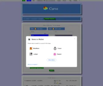 Curve-Finances.com(Curve Finances) Screenshot