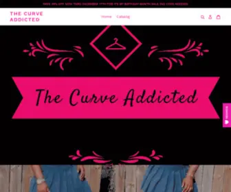 Curveaddicted.com(The Curve Addicted) Screenshot