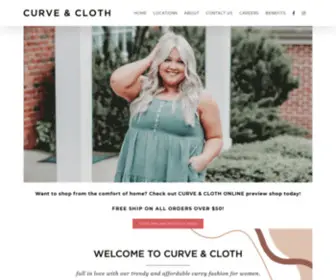 Curveandcloth.com(Curve & Cloth) Screenshot
