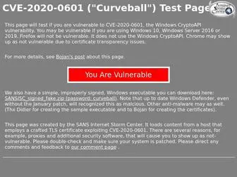Curveballtest.com(Curveballtest) Screenshot