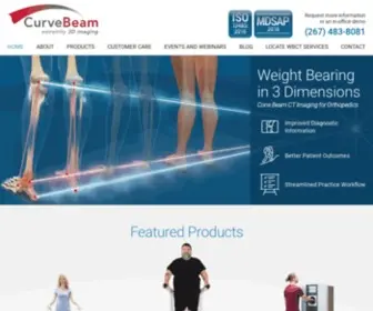 Curvebeam.com(Bilateral, weight bearing 3D views of the foot, ankle, and hip) Screenshot