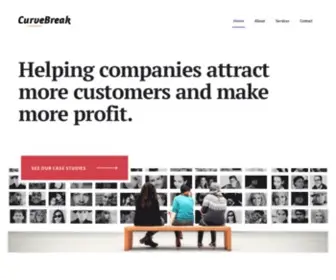 Curvebreak.com(Subscription-Based Content Marketing Agency) Screenshot