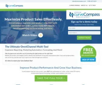 Curvecompass.com(Ecommerce Marketing and Strategy Consultation) Screenshot