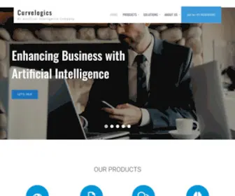 Curvelogics.com(An Artificial Intelligence Company) Screenshot
