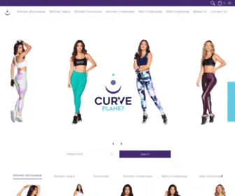 Curveplanet.com(Women Activewear) Screenshot