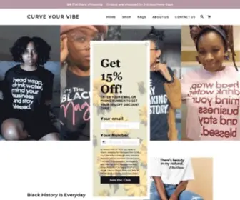 Curveyourvibe.com(Curve Your Vibe) Screenshot