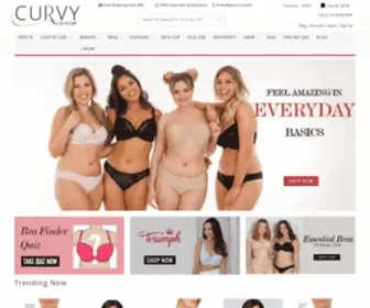 Curvy.com.au(Curvy Bras and Lingerie) Screenshot