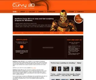 Curvy3D.com(Sculpting Software for Artists) Screenshot