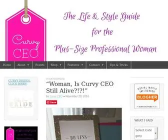 Curvyceo.com(Curvy CEO) Screenshot