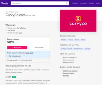 Curvyco.com(Fashion brand name for sale) Screenshot