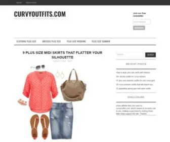 Curvyoutfits.com(Plus size outfits for women curvy and chic) Screenshot