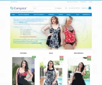 Curvysea.com(Women's Plus Size Swimwear) Screenshot