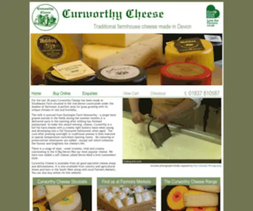 Curworthycheese.co.uk(Morish) Screenshot
