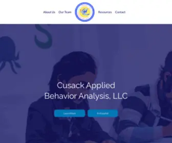 Cusackaba.com(Evidence Based Applied Behavior Analysis Services) Screenshot
