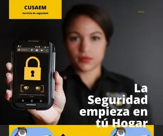 Cusaem.com.mx(Seguridad) Screenshot