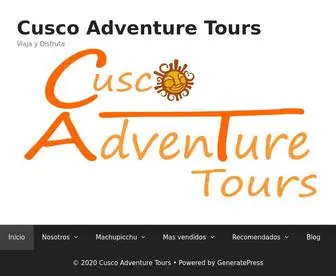 Cuscoadventuretours.com(Viaja y Disfruta) Screenshot