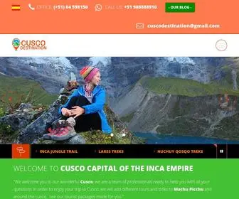 Cuscodestination.com(CUSCO DESTINATION) Screenshot