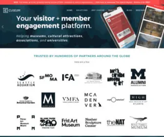 Cuseum.com(Member Engagement Platform) Screenshot